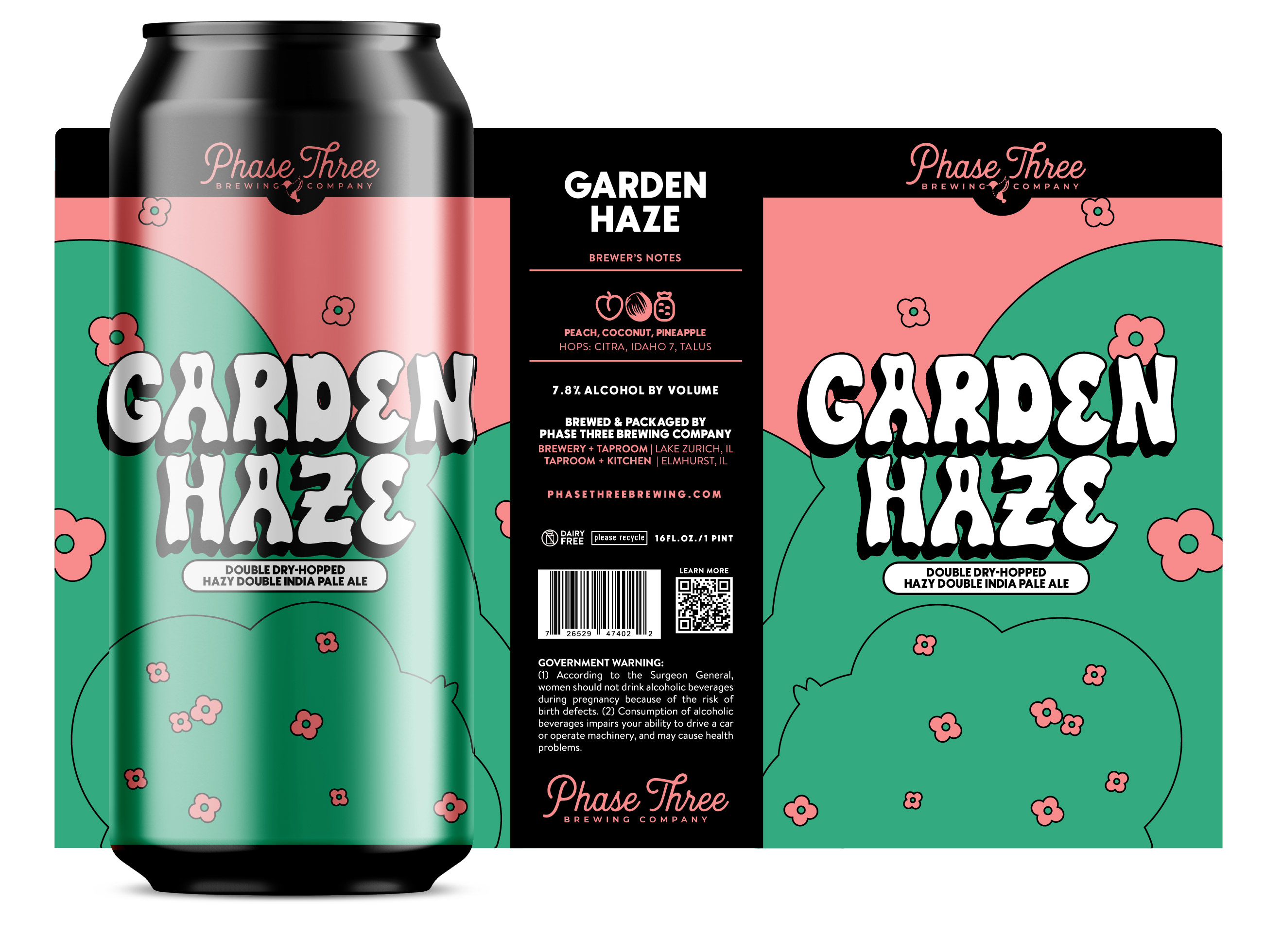 TABC label artwork for Garden Haze