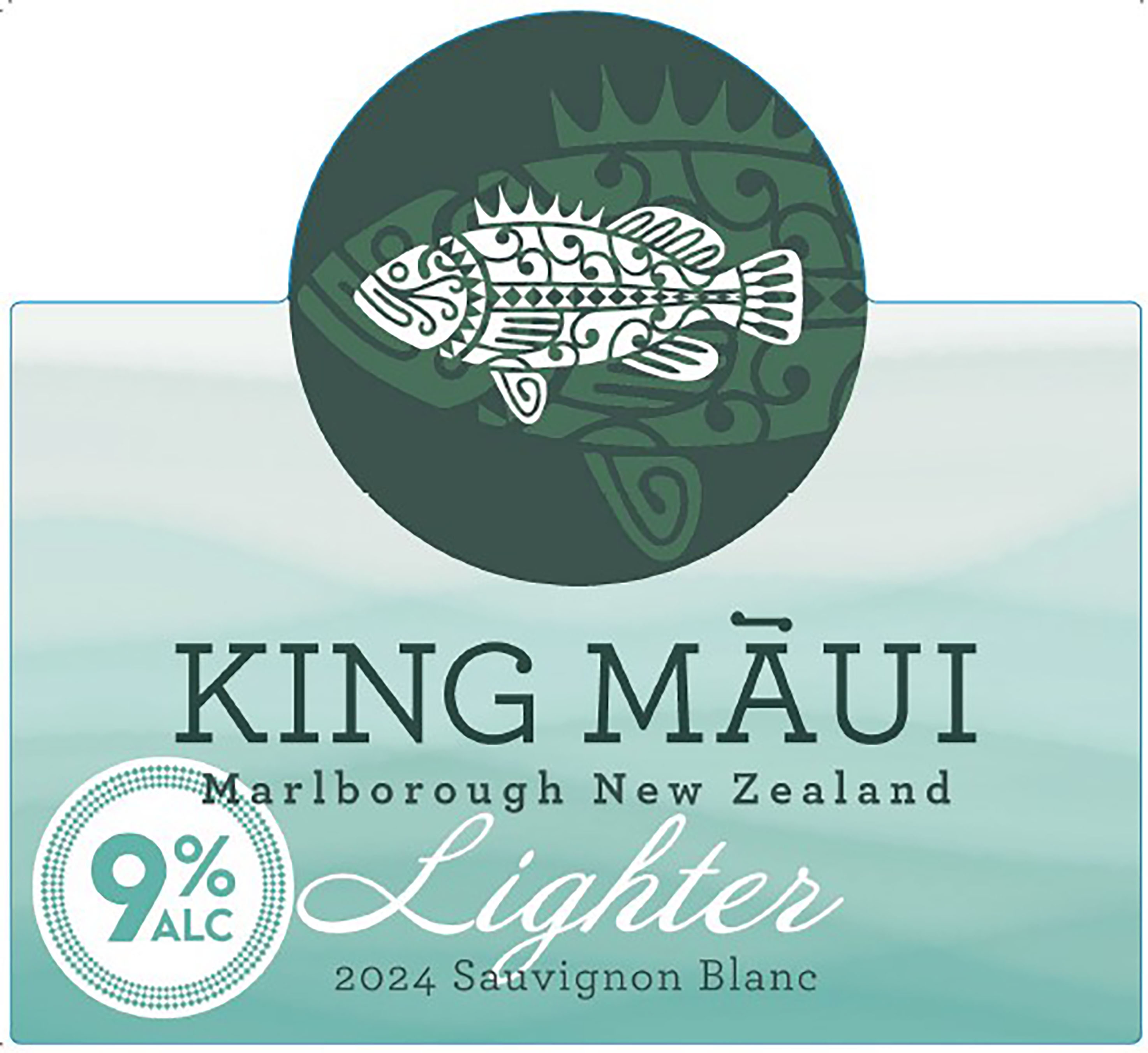 TABC label artwork for King Maui Lighter Marlborough Sauvignon Blanc
