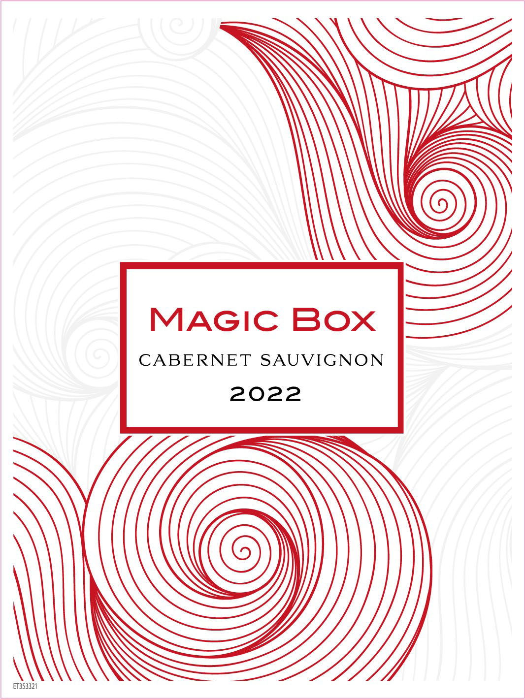 TABC label artwork for Magic Box Cabernet Sauvignon