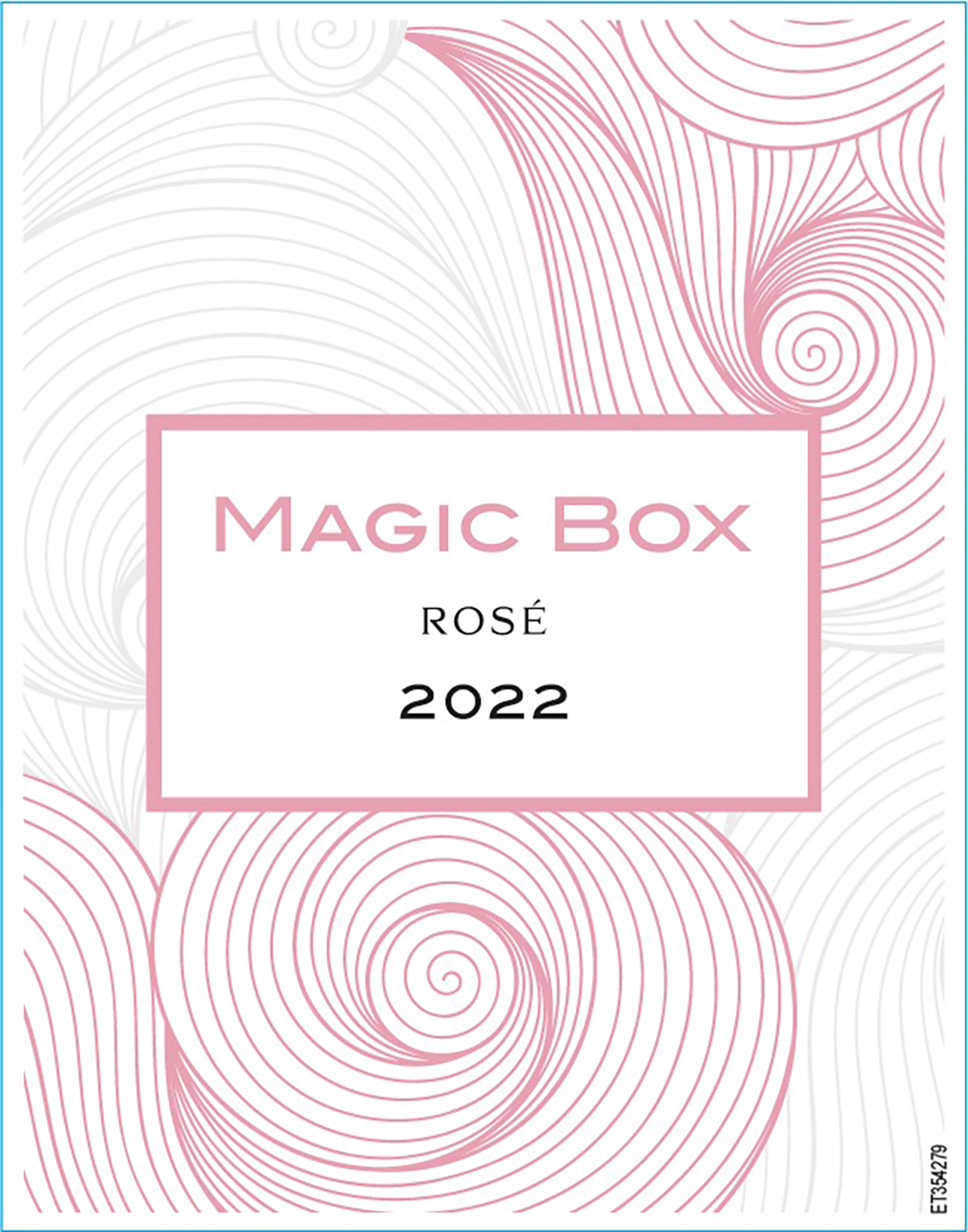 TABC label artwork for Magic Box Rose (187ml)