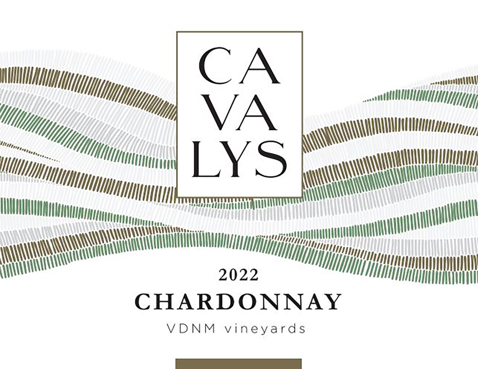 TABC label artwork for Cavalys Chardonnay