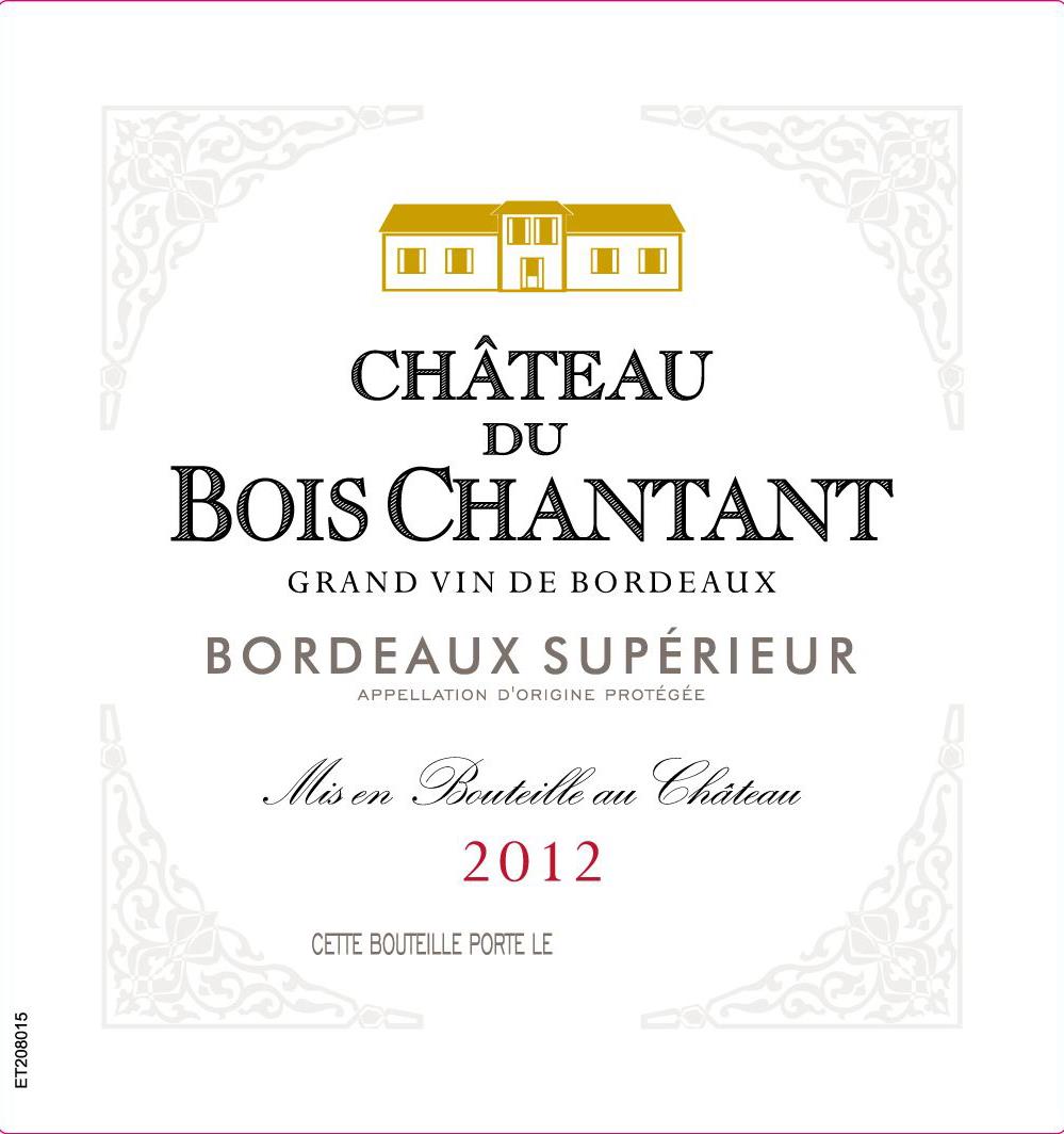 TABC label artwork for Chateau Bois Chantant Bordeaux Superieur