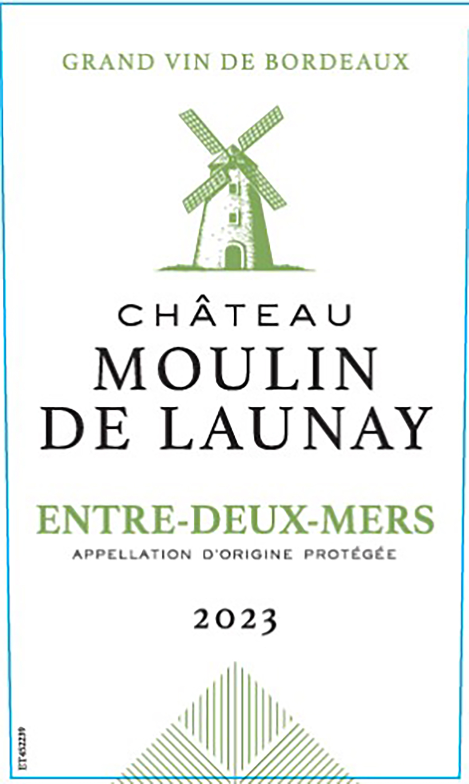 TABC label artwork for Chateau Moulin de Launay Entre Deux Mers Blanc