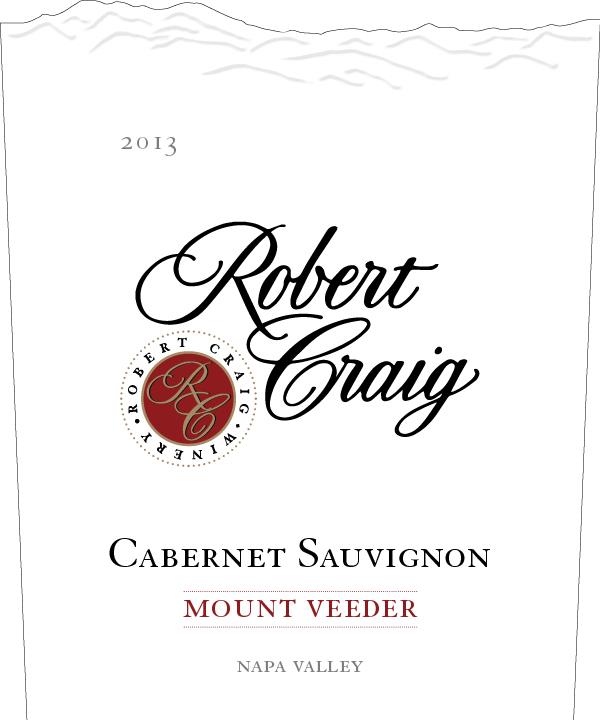 TABC label artwork for Robert Craig Winery Mount Veeder Cabernet Sauvignon