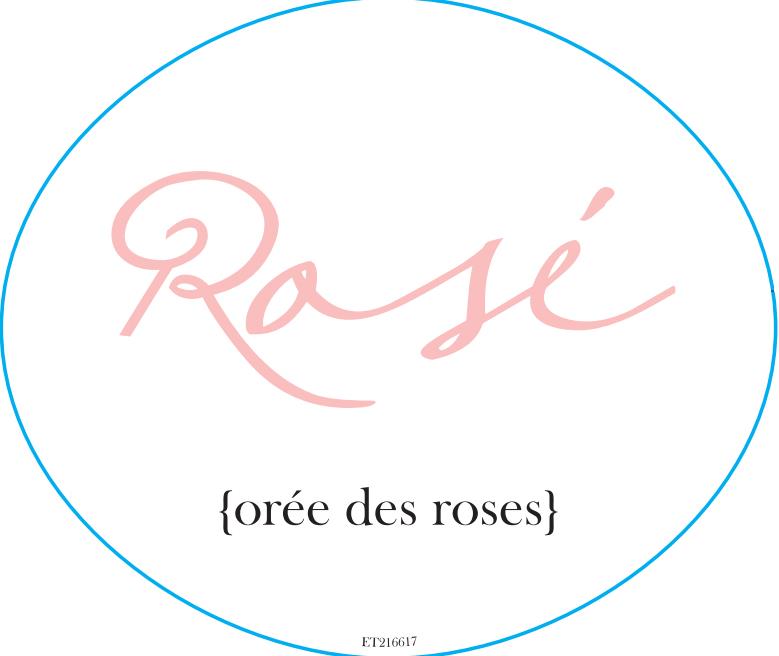 TABC label artwork for Oree des Roses Rose Wine