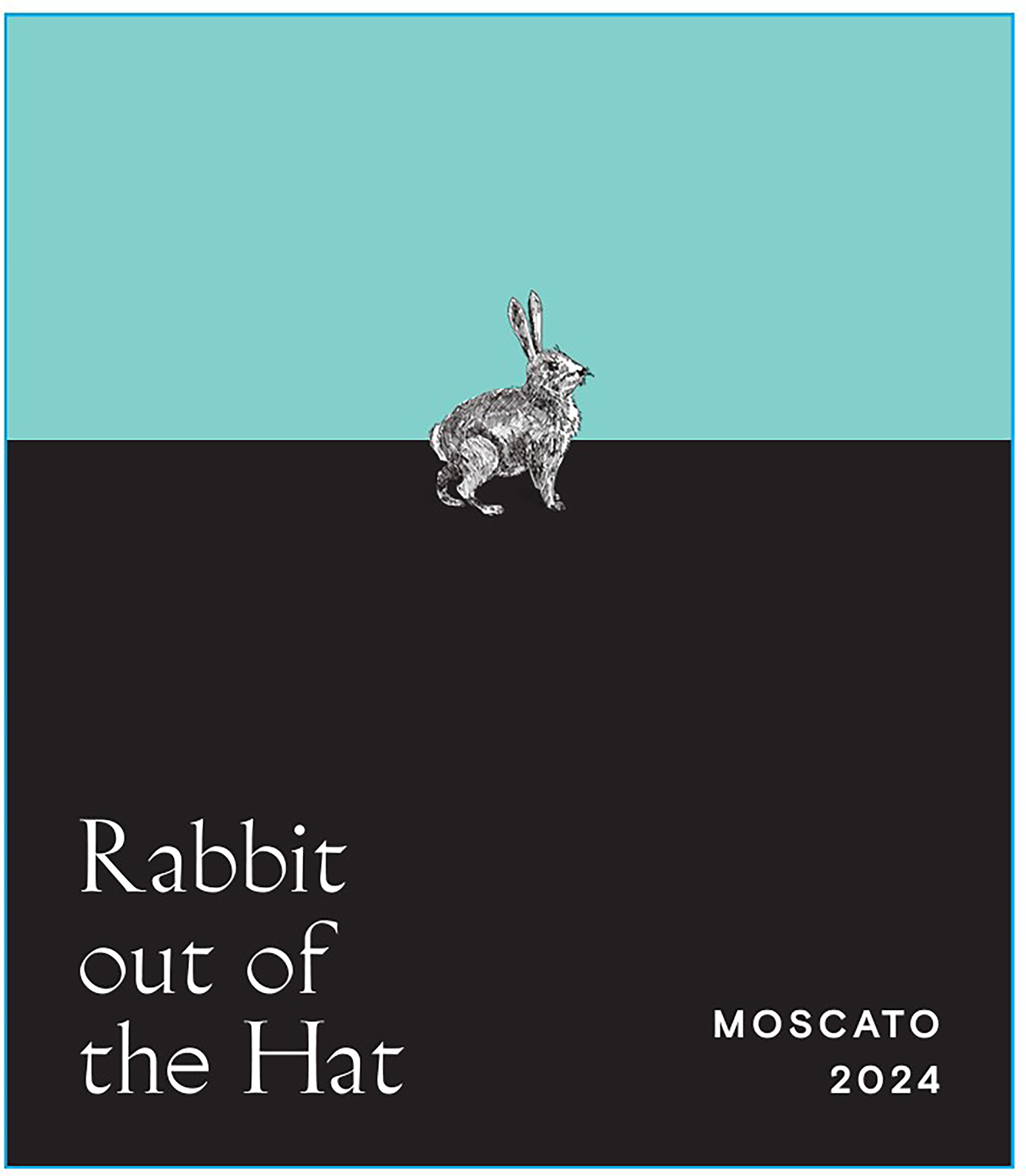 TABC label artwork for Rabbit Out Of The Hat Moscato