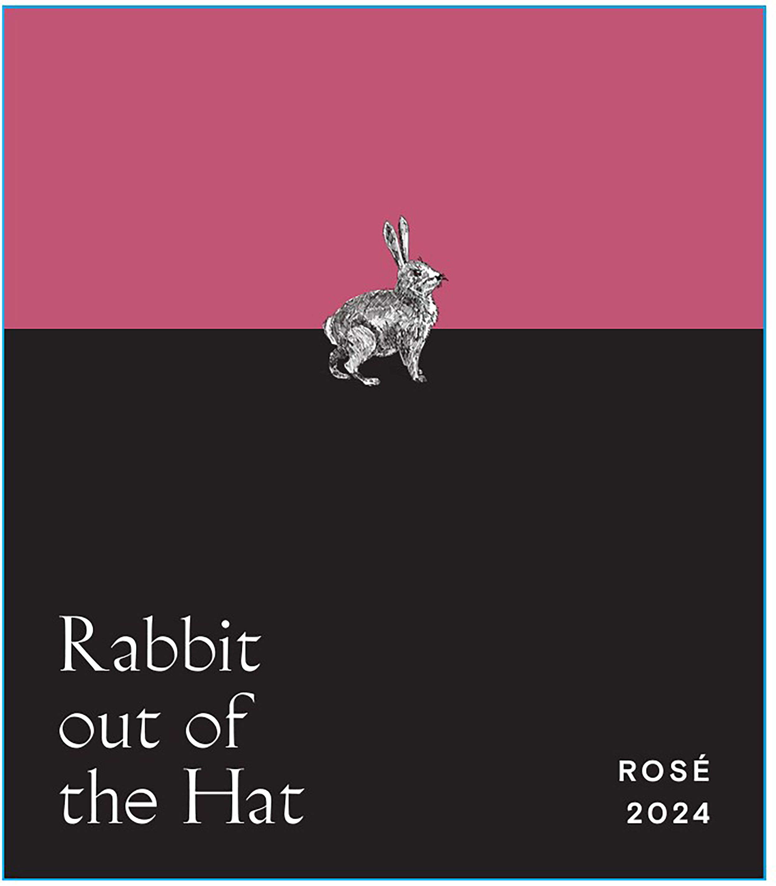 TABC label artwork for Rabbit Out Of The Hat Rose