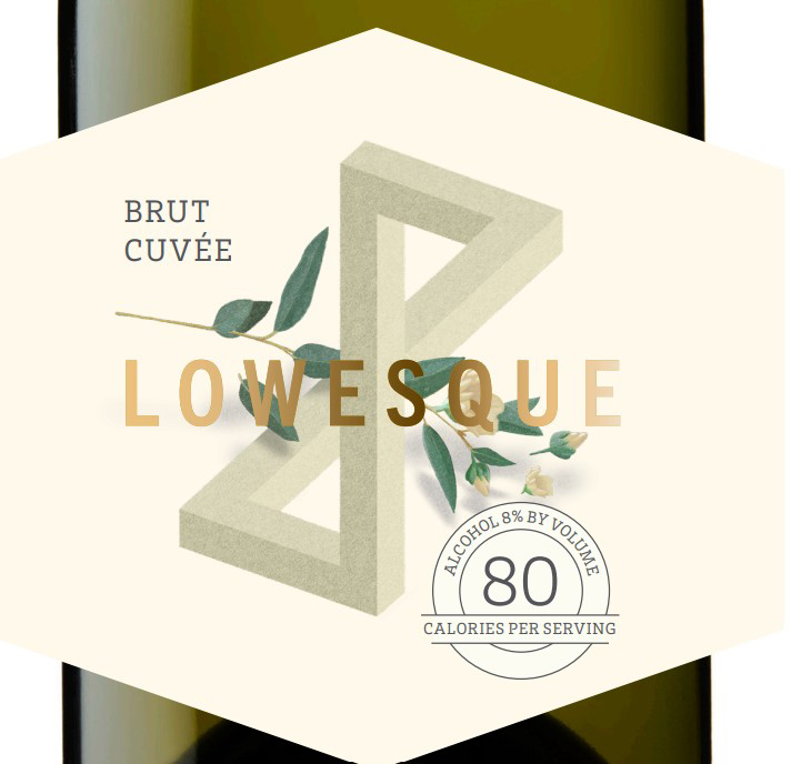 TABC label artwork for Lowesque Brut Cuvee