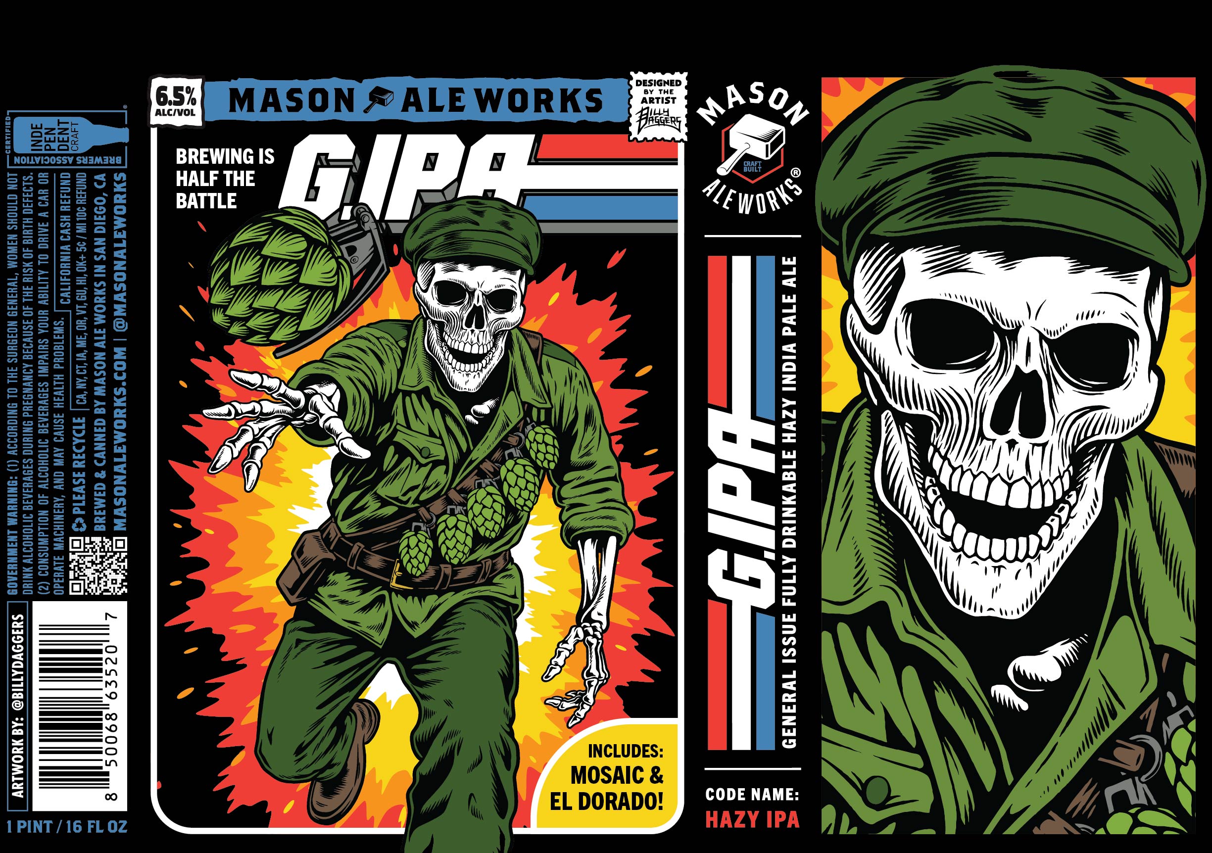 TABC label artwork for MASON ALE WORKS G.IPA