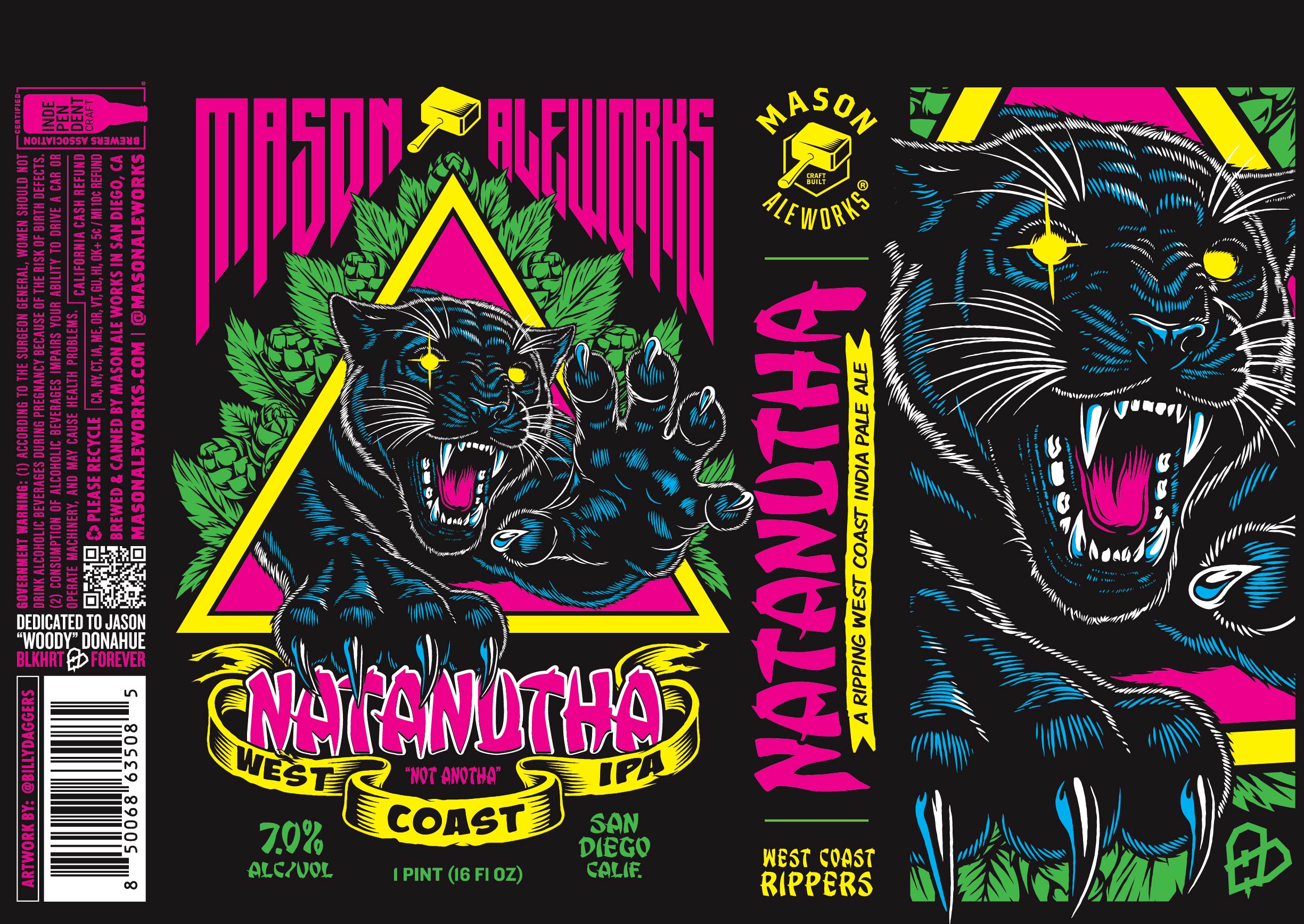 TABC label artwork for MASON ALE WORKS NATANUTHA