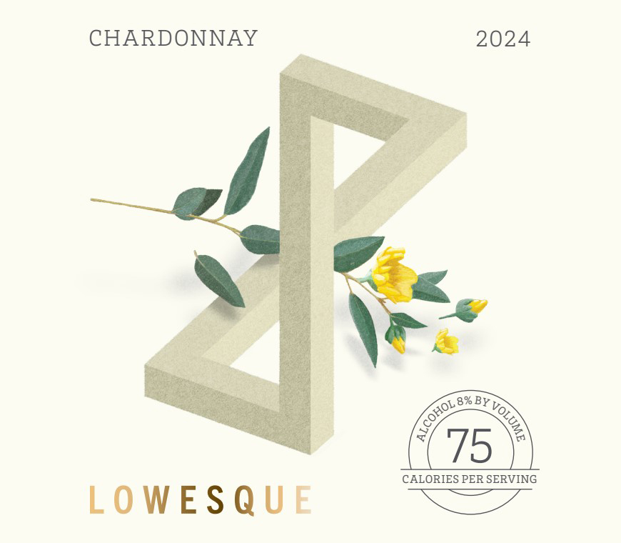 TABC label artwork for Lowesque Chardonnay