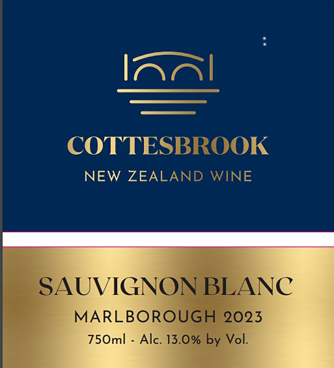 TABC label artwork for Cottesbrook Marlborough Sauvignon Blanc