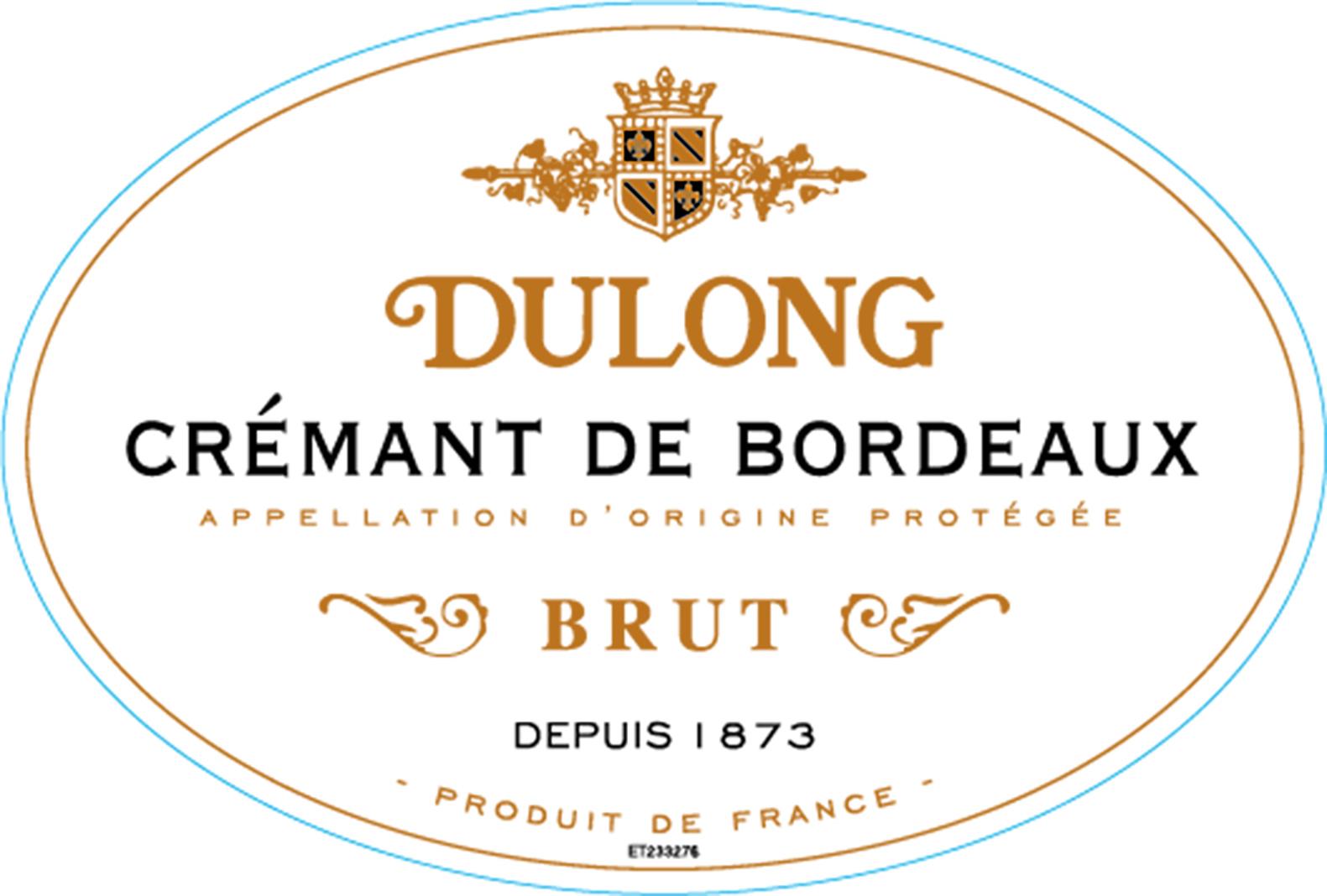 TABC label artwork for Dulong Cremant de Bordeaux Brut
