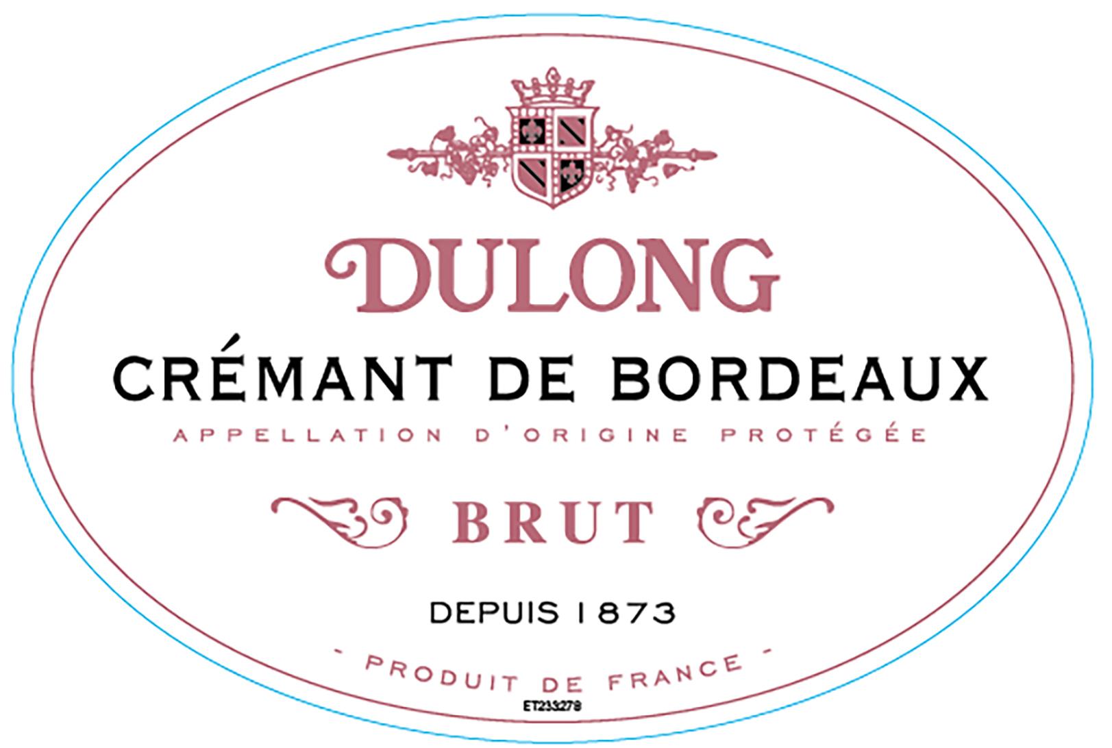 TABC label artwork for Dulong Cremant de Bordeaux Rose