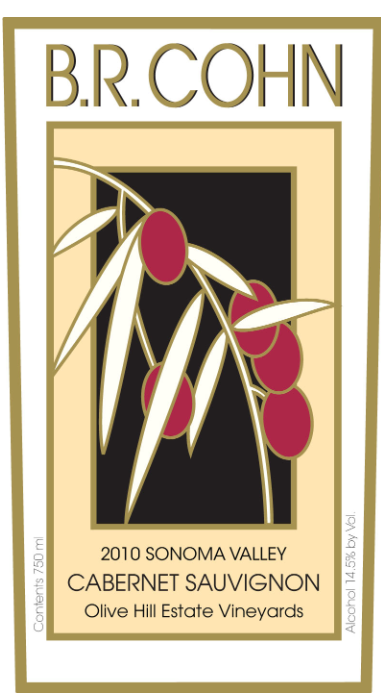 TABC label artwork for B.R. Cohn Olive Hill Cabernet Sauvignon