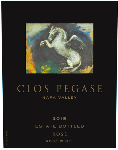 TABC label artwork for Clos Pegase Rose Napa Valley