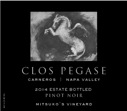 TABC label artwork for Clos Pegase Mitsuko Pinot Noir Carneros Napa Valley
