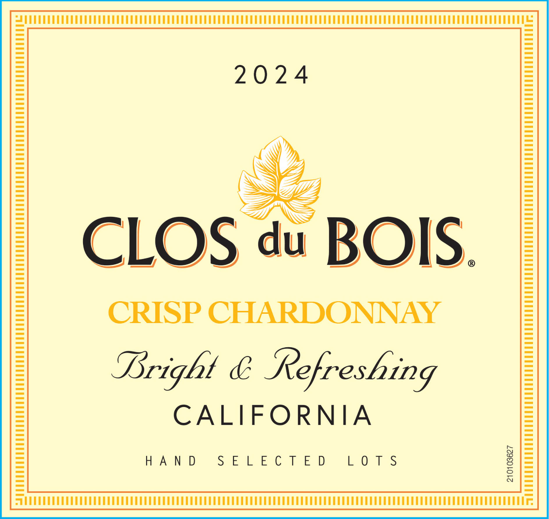 TABC label artwork for Clos Du Bois Chardonnay Crisp California