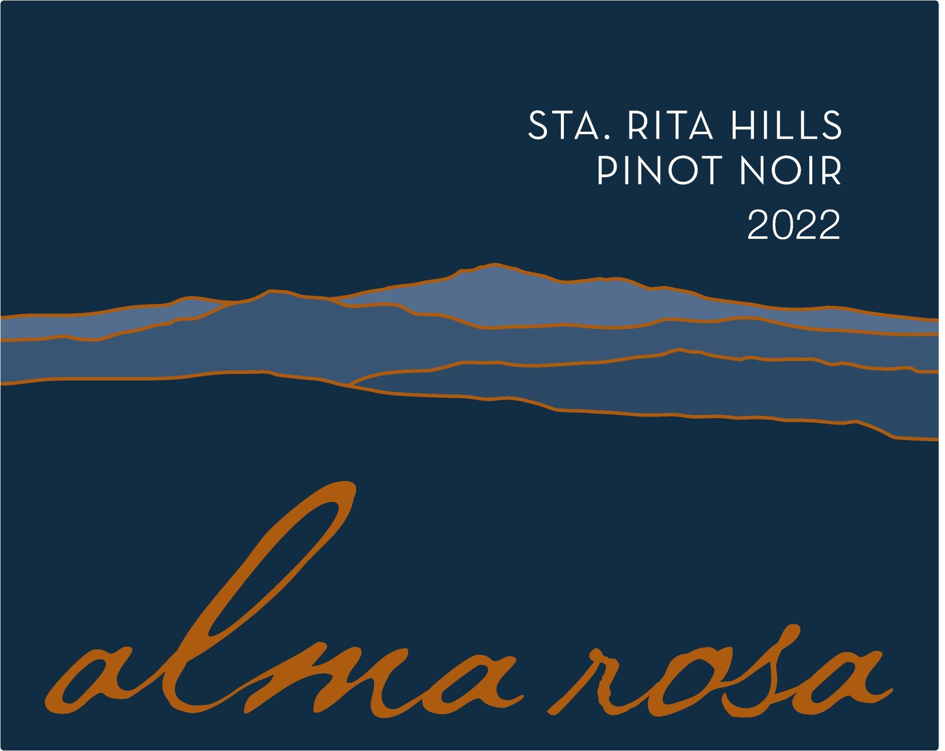 TABC label artwork for Alma Rosa Pinot Noir Sta. Rita Hills