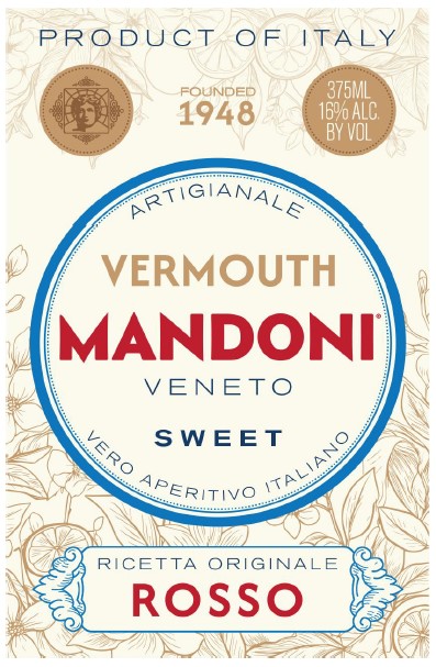 TABC label artwork for MANDONI ROSSO