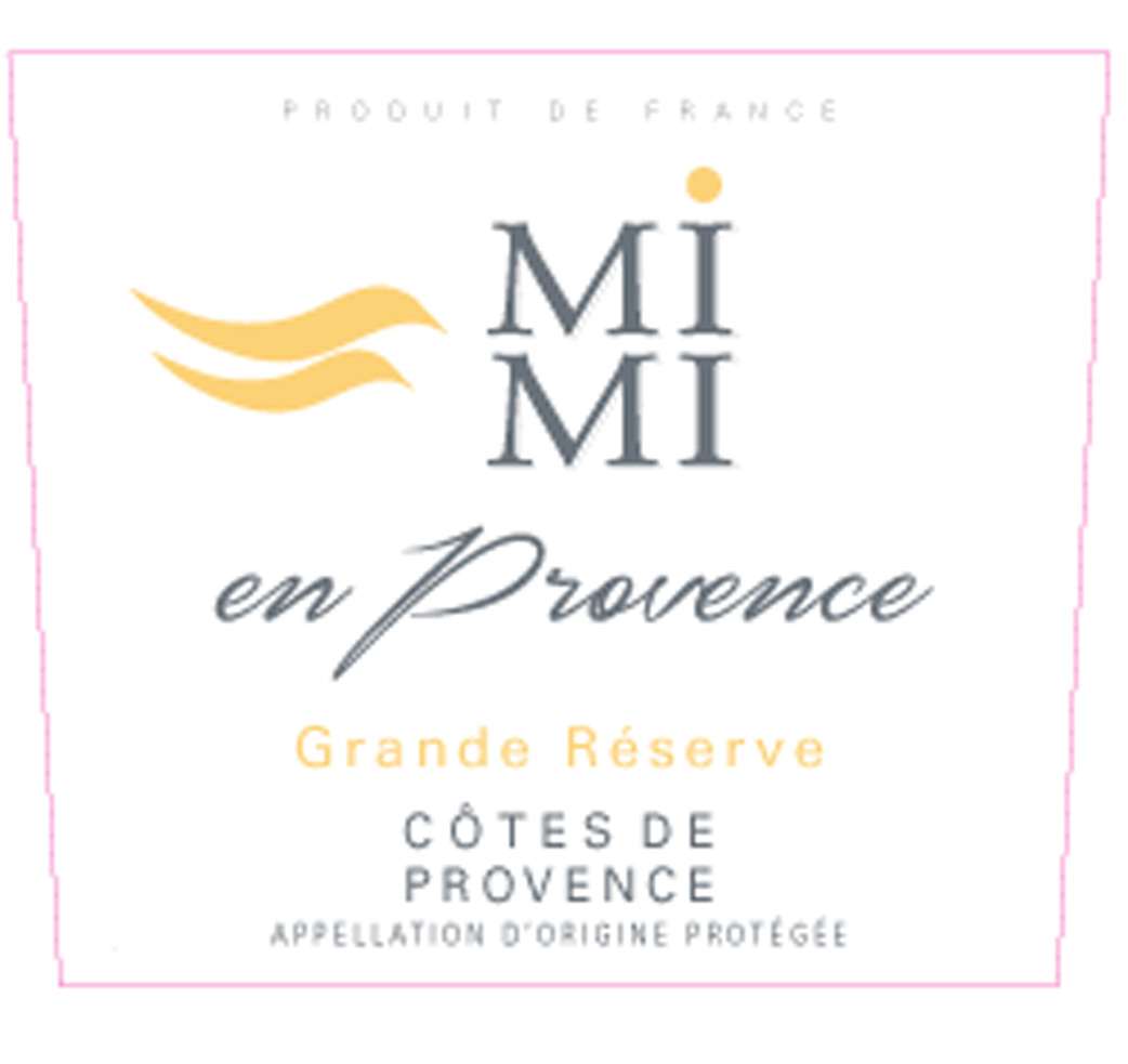 TABC label artwork for MI MI EN PROVENCE GRANDE RESERVE ROSE