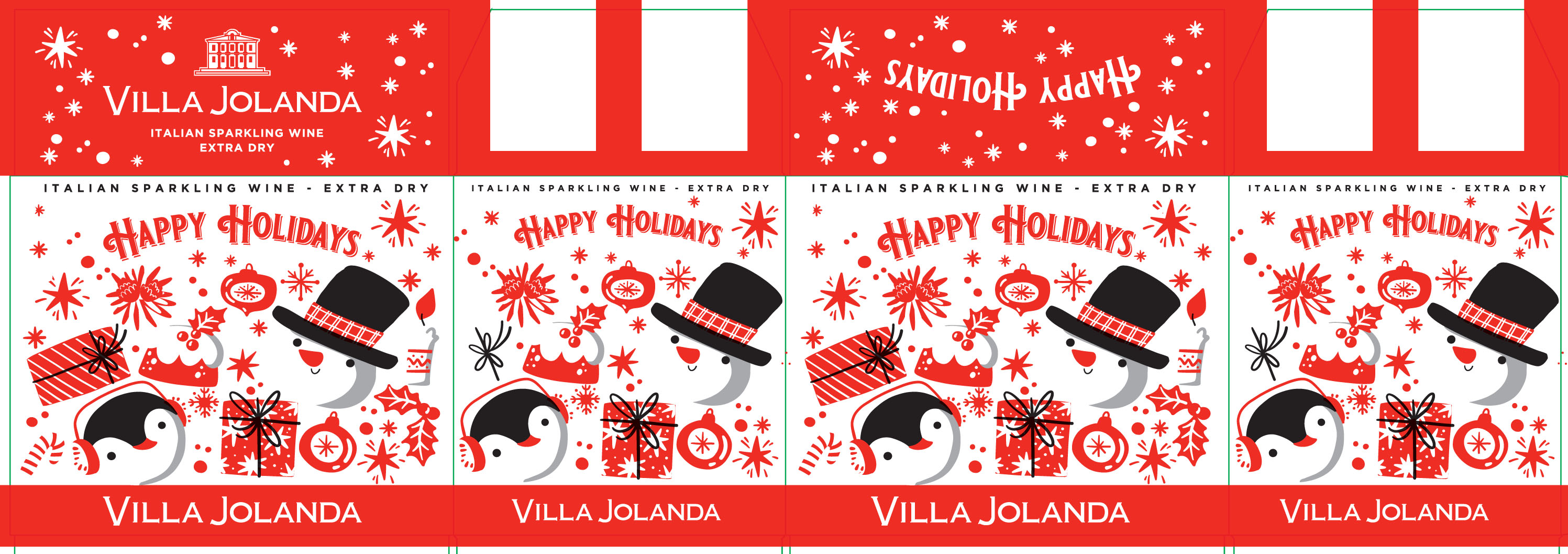 TABC label artwork for VILLA JOLANDA CHRISTMAS EXTRA DRY