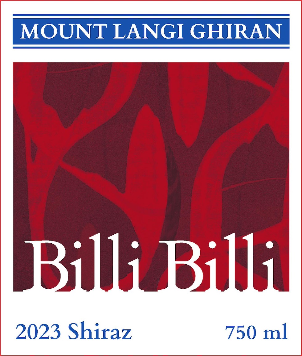 TABC label artwork for Billi Billi Shiraz