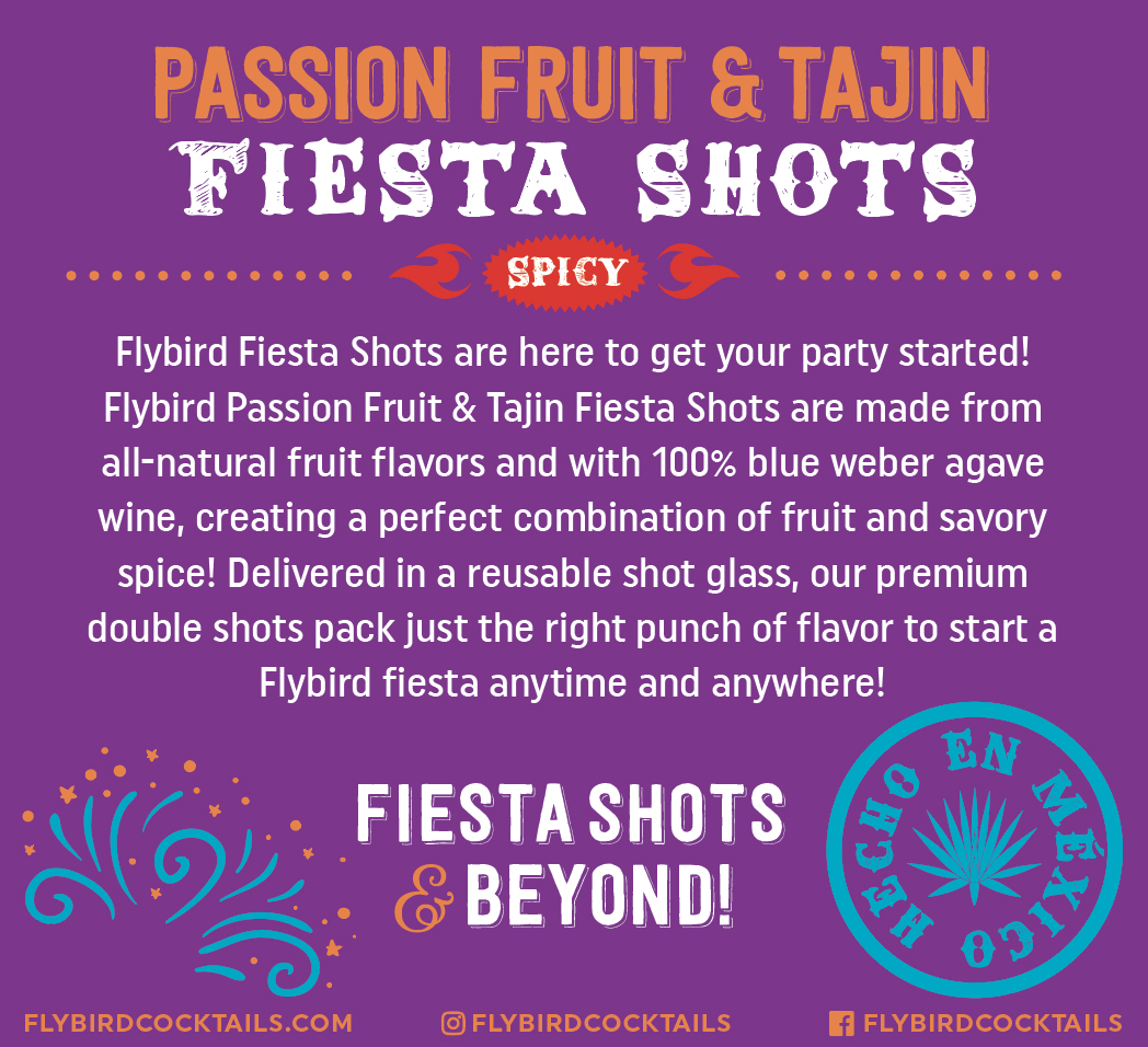TABC label artwork for FLYBIRD PASSION FRUIT