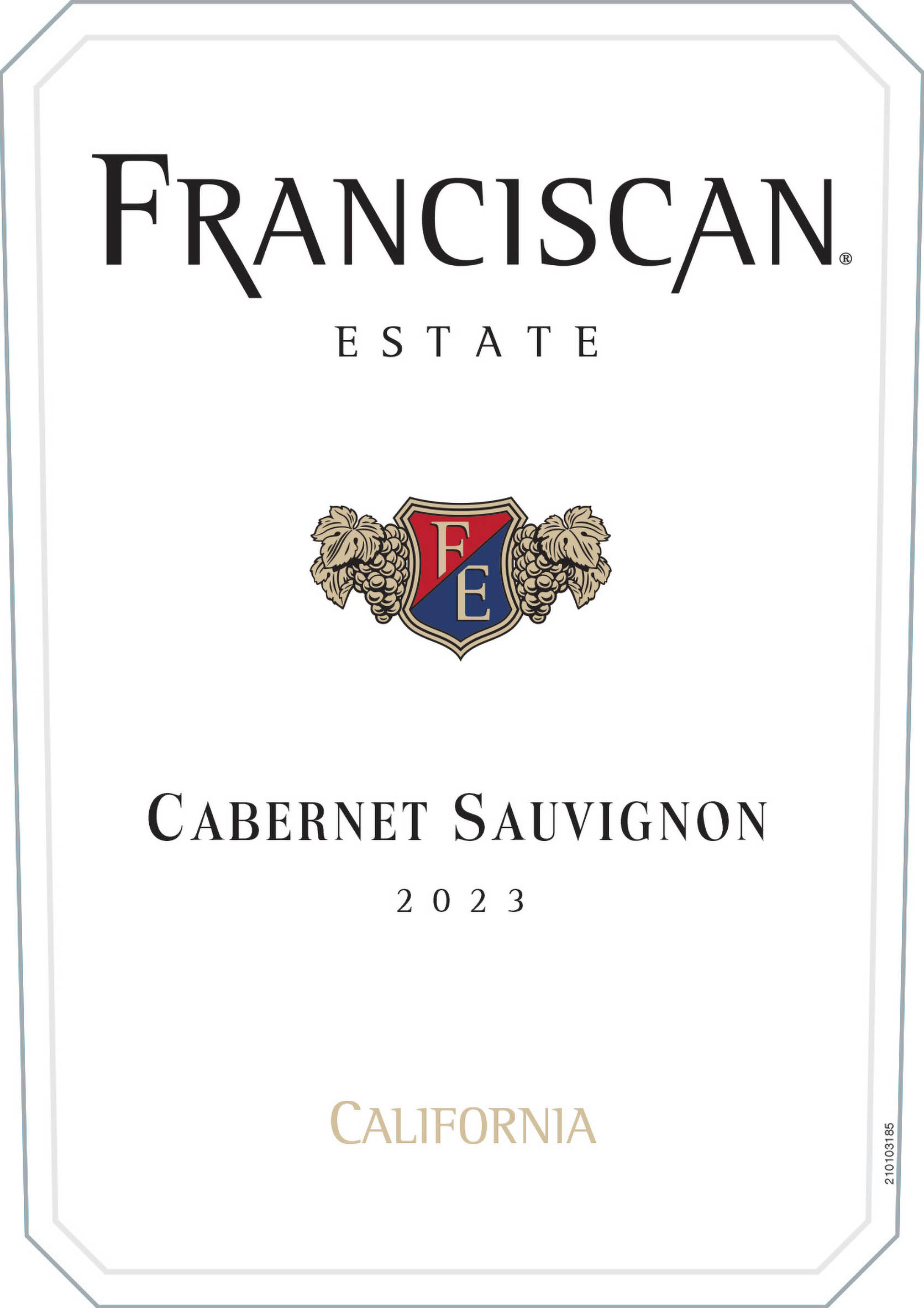 TABC label artwork for Franciscan Cabernet Sauvignon California