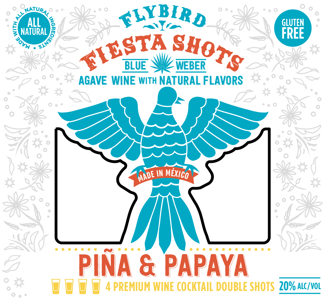 TABC label artwork for FLYBIRD TROPICAL PUNCH
