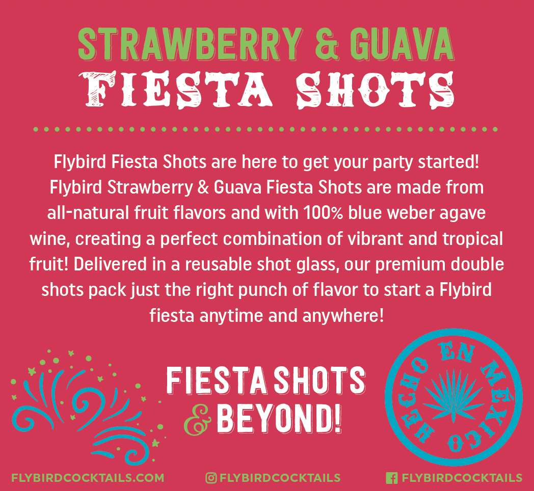 TABC label artwork for FLYBIRD STRAWBERRY