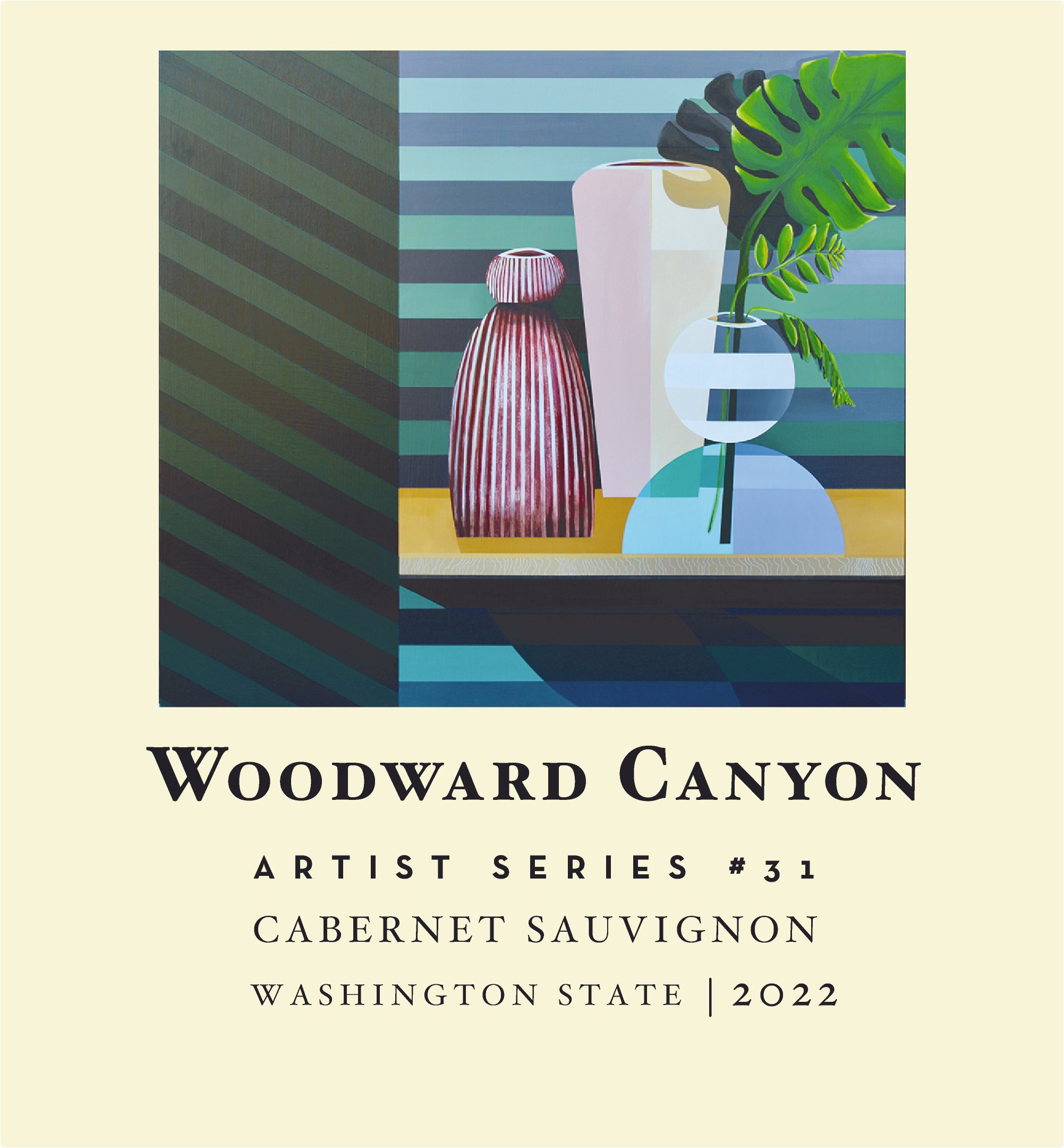 TABC label artwork for WOODWARD CANYON ARTIST SERIES CABERNET SAUVIGNON
