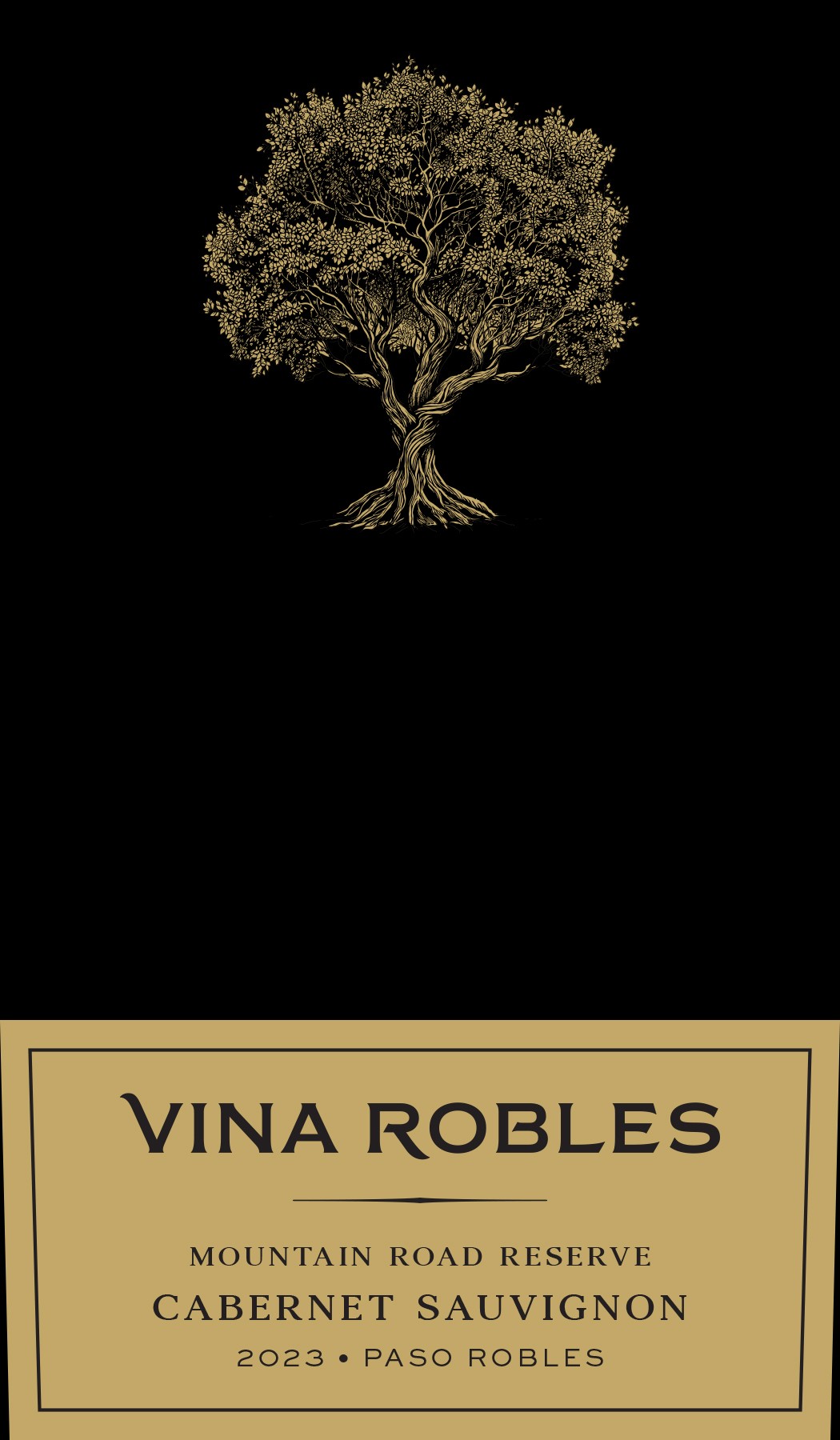 TABC label artwork for Vina Robles Mountain Road Reserve Cabernet Sauvignon