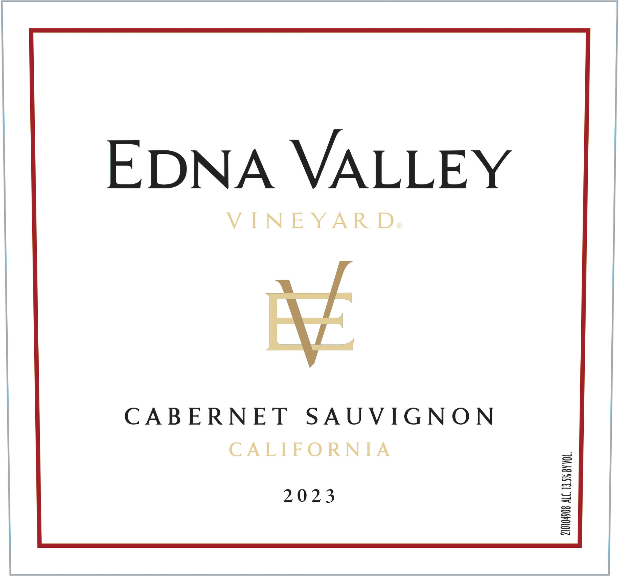 TABC label artwork for Edna Valley Vineyard Cabernet Sauvignon California