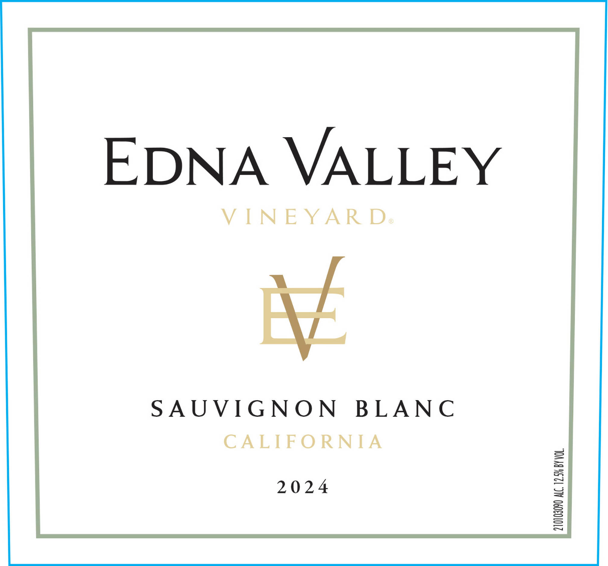 TABC label artwork for Edna Valley Vineyard Sauvignon Blanc California