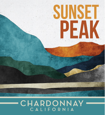 TABC label artwork for SUNSET PEAK Chardonnay
