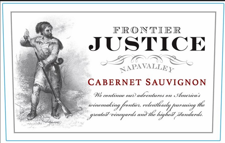 TABC label artwork for Frontier Justice Cabernet Sauvignon Yountville California USA