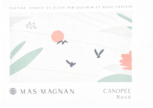 TABC label artwork for CANOPÉE Rose - MAS MAGNAN