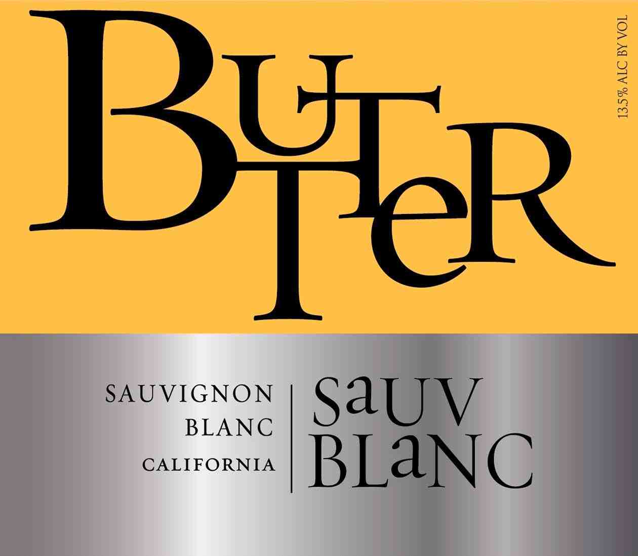 TABC label artwork for Butter Sauvignon Blanc California