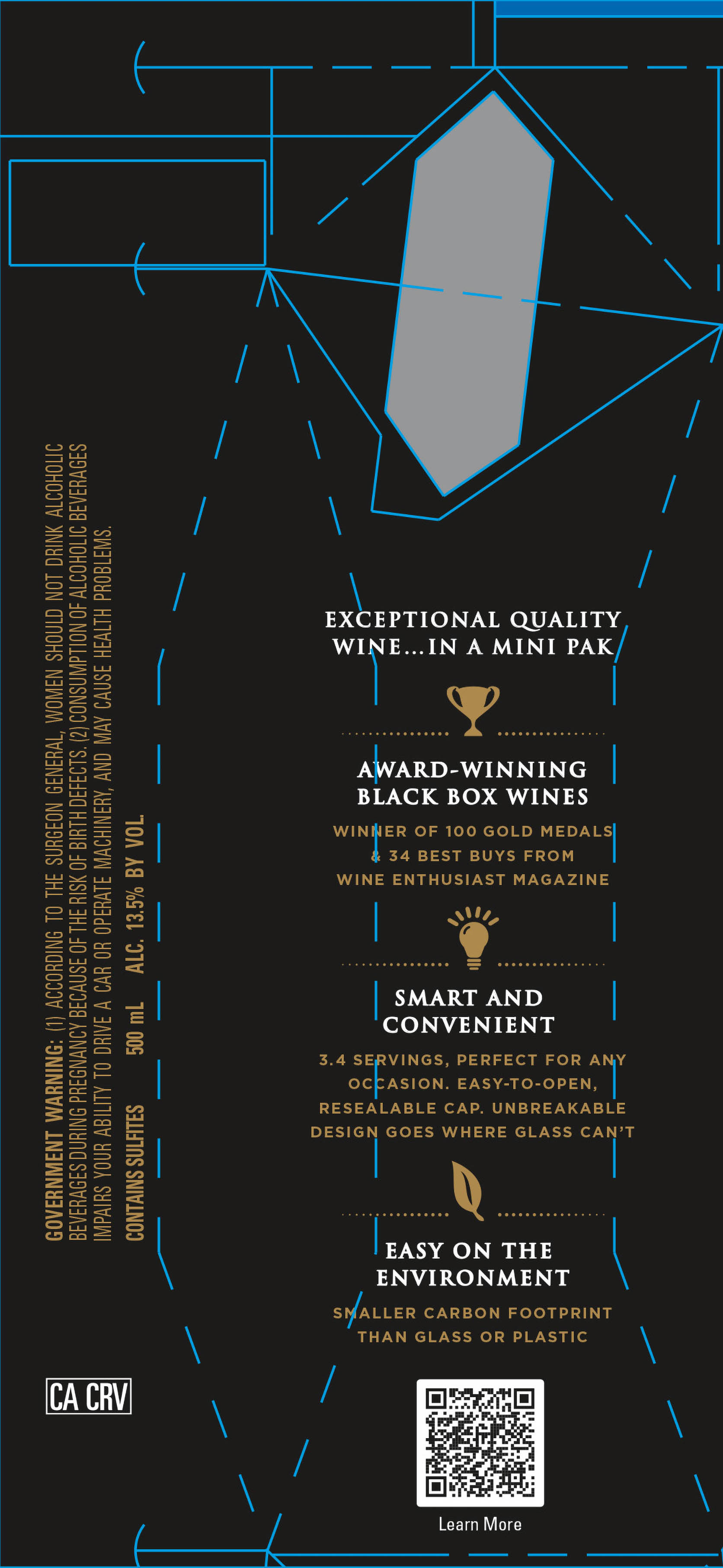 TABC label artwork for Black Box Pinot Noir California