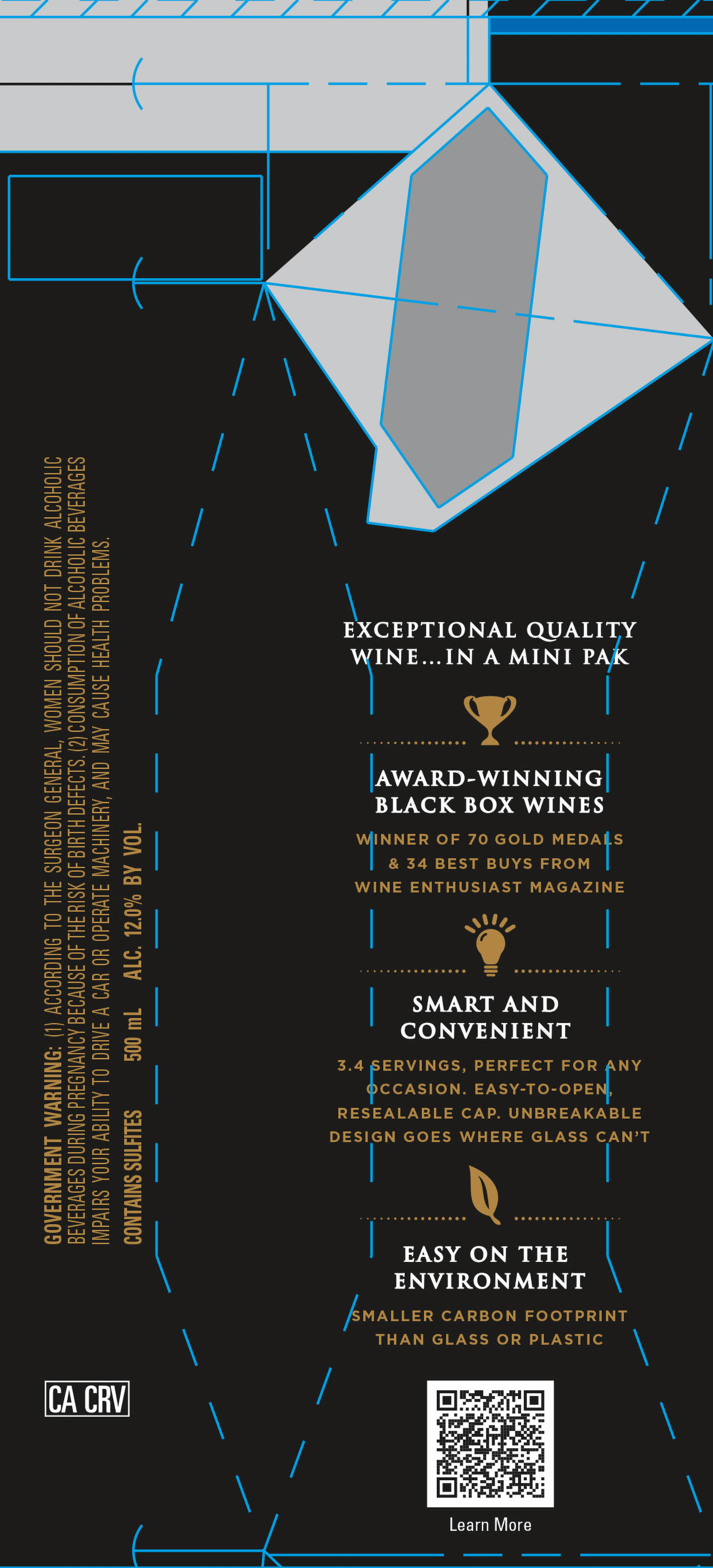 TABC label artwork for Black Box Pinot Grigio California