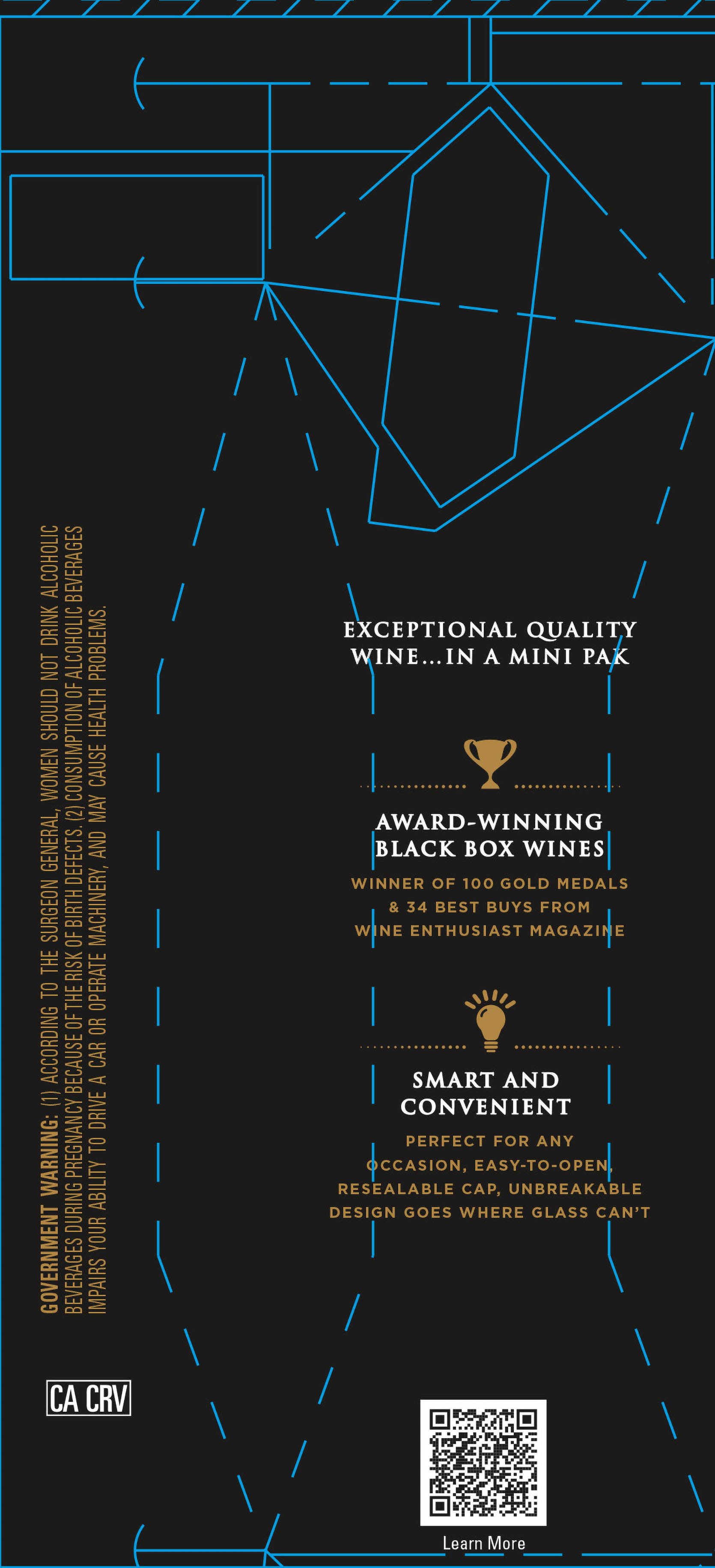 TABC label artwork for Black Box Sauvignon Blanc Tart & Tangy California