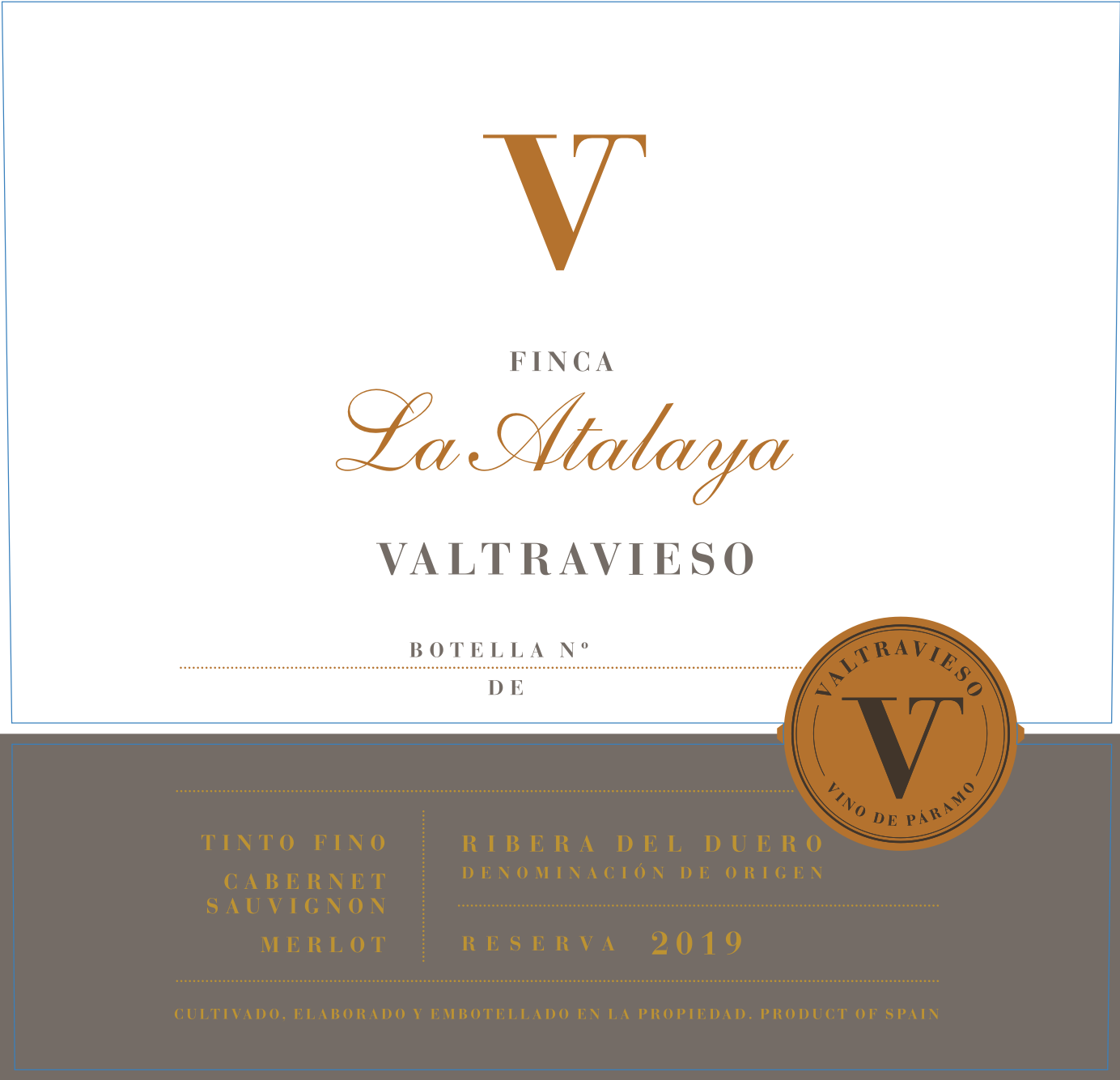 TABC label artwork for VALTRAVIESO FINCA LA ATALAYA