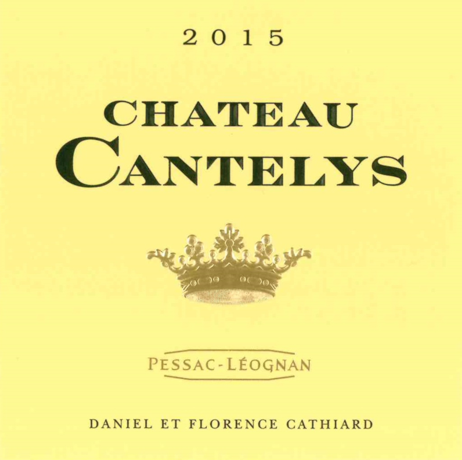 TABC label artwork for CHATEAU CANTELYS PESSAC LEOGNAN