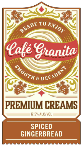 TABC label artwork for CAFE GRANITA SPICED GINGERBREAD