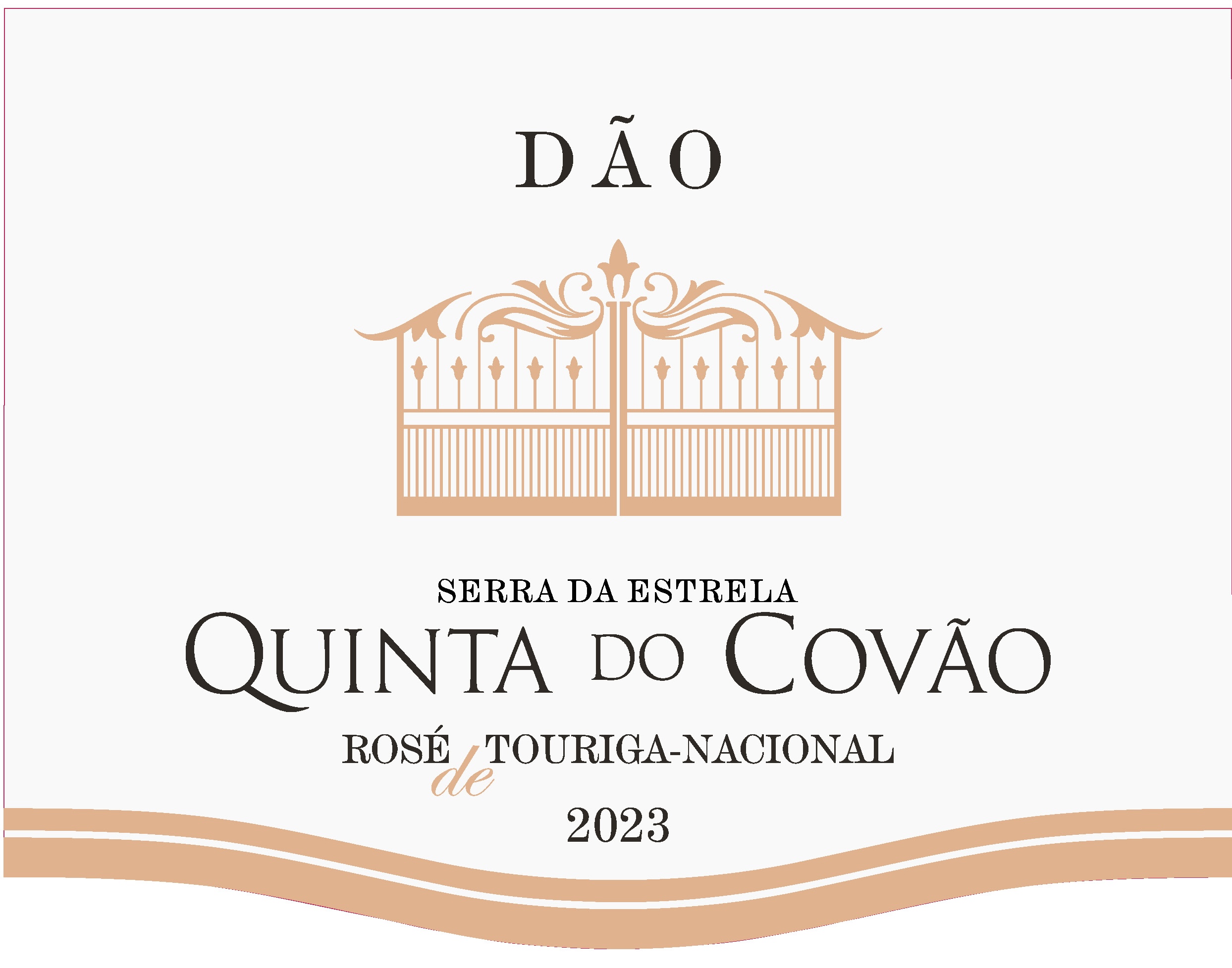 TABC label artwork for Quinta do Covao Dao Rose