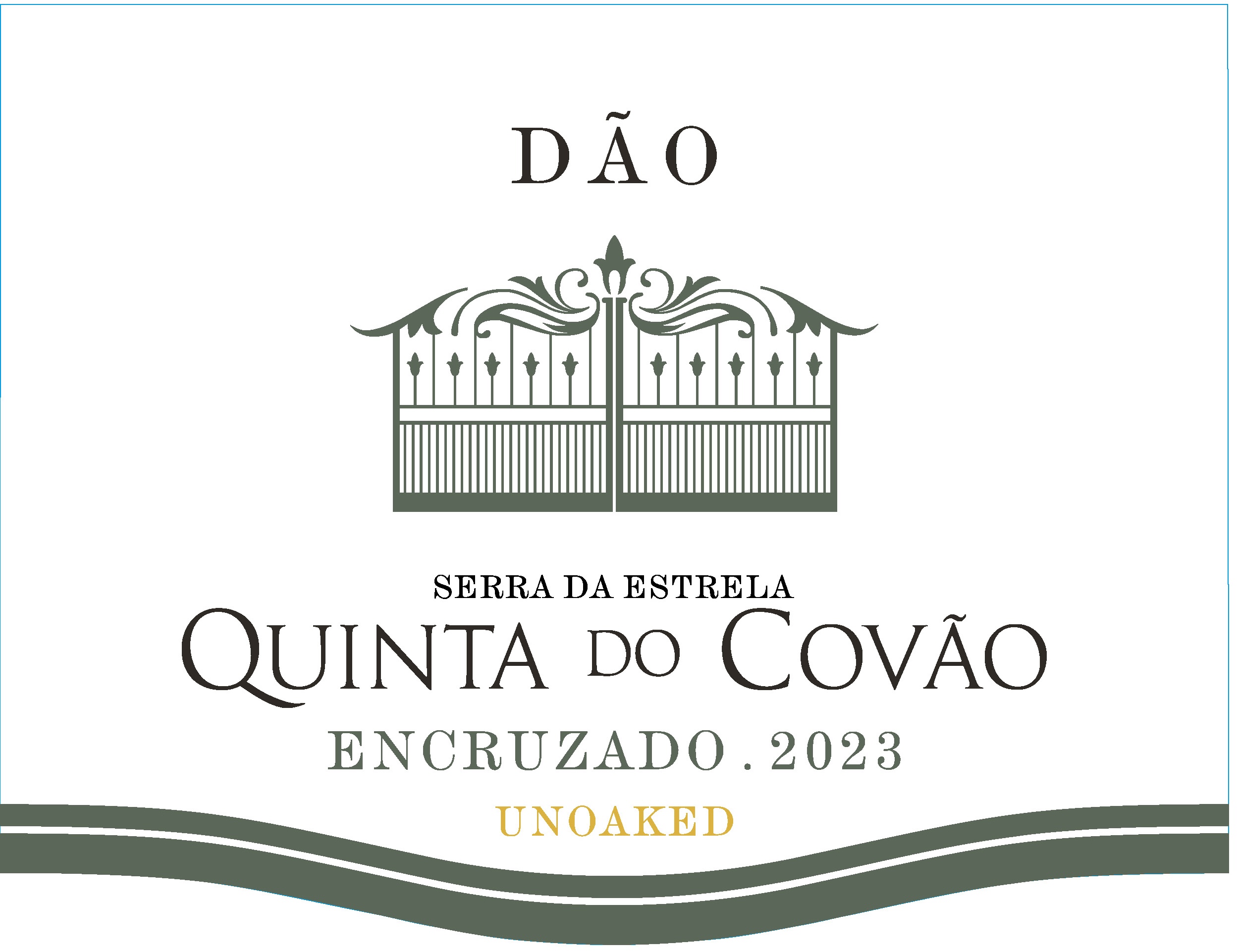 TABC label artwork for Quinta do Covao Dao Enruzado Branco