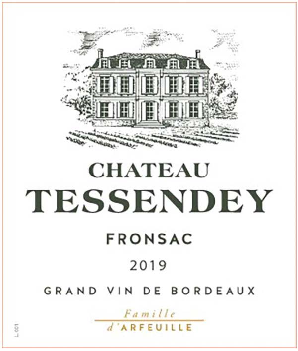 TABC label artwork for CHATEAU TESSENDEY FRONSAC