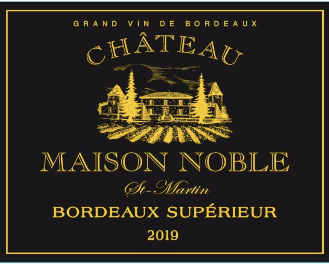 TABC label artwork for CHATEAU MAISON NOBLE SAINT MARTIN BORDEAUX SUPERIEUR