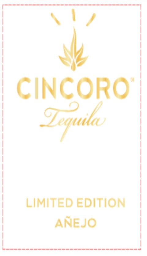 TABC label artwork for Cincoro Tequila Limited Edition Anejo 100% De Agave
